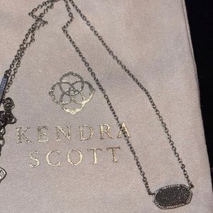 Grey Kendra Scott Elisa Pendant Necklace